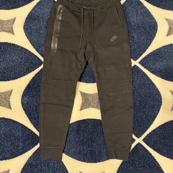 Nike Sportswear Tech Fleece Full-Zip Hoodie & Joggers Set Black Mens M or Large - Picture 5 of 7